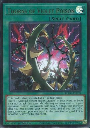 Thorns of Violet Poison (BLGG-EN039) Ultra Rare