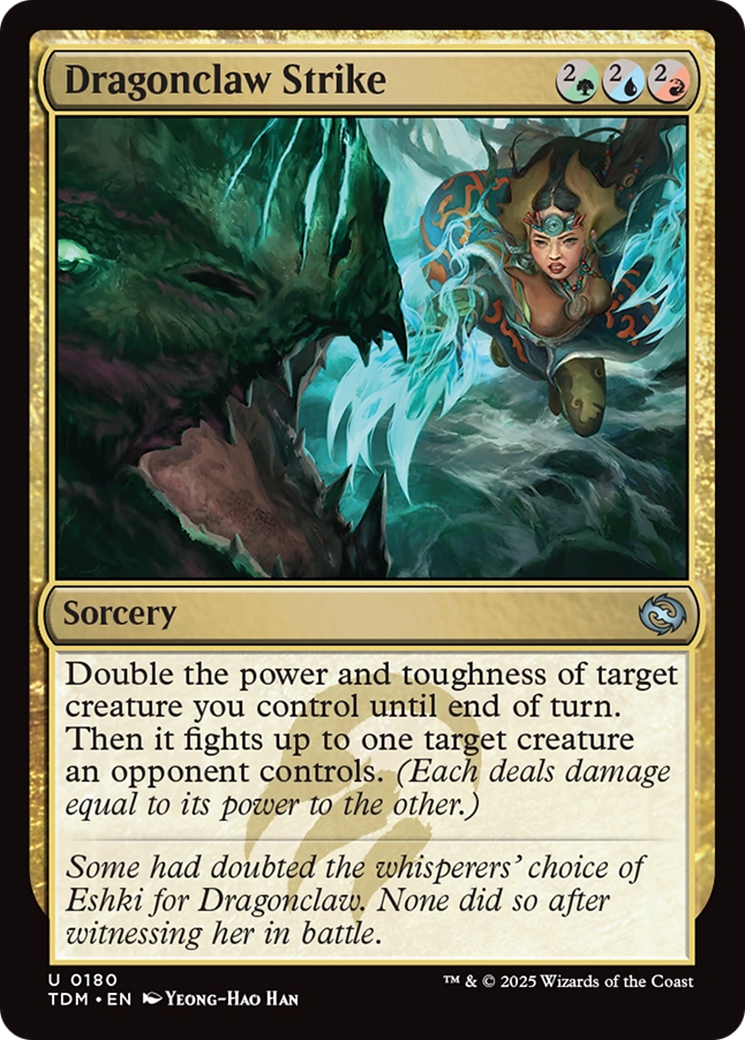Dragonclaw Strike [Tarkir: Dragonstorm] - Magic: The Gathering - Card Brawlers | Quebec | Canada |