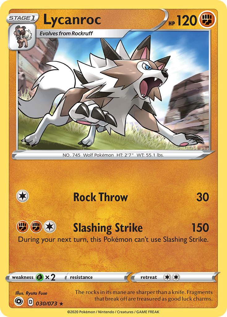 Lycanroc (030/073) [Sword & Shield: Champion's Path] - Pokémon - Card Brawlers | Quebec | Canada |