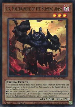 Cir, Malebranche of the Burning Abyss (BLGG-EN064) Ultra Rare
