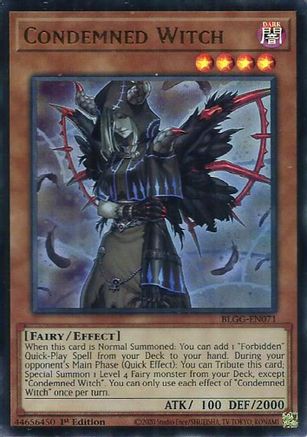 Condemned Witch (BLGG-EN071) Ultra Rare
