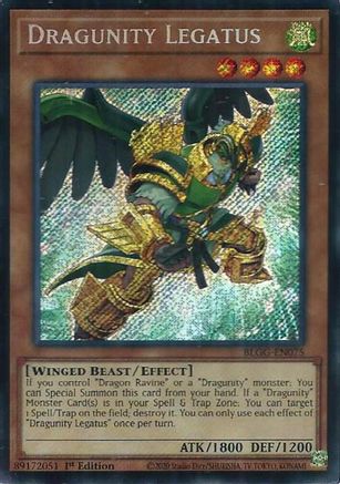Dragunity Legatus (BLGG-EN075) Secret Rare