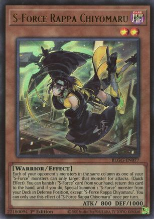 S-Force Rappa Chiyomaru (BLGG-EN077) Ultra Rare