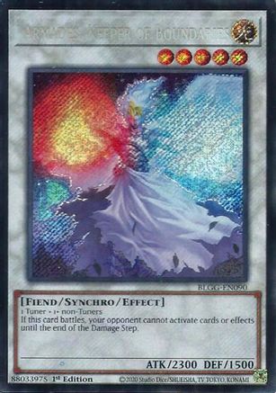 Armades, Keeper of Boundaries (BLGG-EN090) Secret Rare