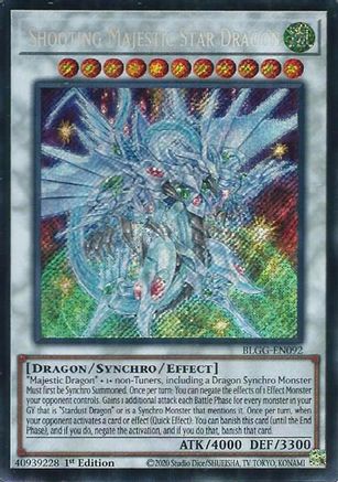 Shooting Majestic Star Dragon (BLGG-EN092) Secret Rare