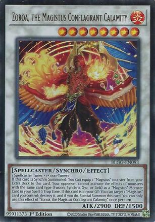 Zoroa, the Magistus Conflagrant Calamity (BLGG-EN093) Ultra Rare