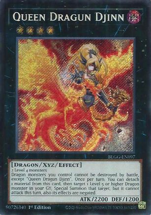 Queen Dragun Djinn (BLGG-EN097) Secret Rare