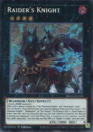 Raider's Knight (BLGG-EN099) Secret Rare