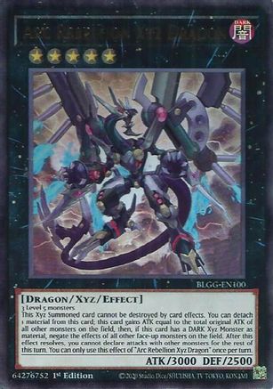 Arc Rebellion Xyz Dragon (BLGG-EN100) Ultra Rare