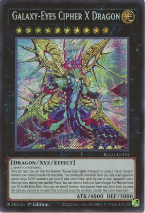 Galaxy-Eyes Cipher X Dragon [BLGG-EN101] Secret Rare