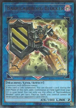 Barricadeborg Blocker (BLGG-EN102) Ultra Rare