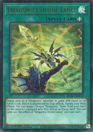 Dragunity Divine Lance (BLGG-EN113) Ultra Rare