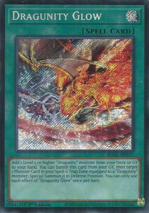 Dragunity Glow (BLGG-EN117) Secret Rare