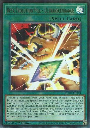 Beta Evolution Pill - Ultranscendance (BLGG-EN124) Ultra Rare