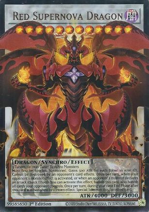 Red Supernova Dragon [BLGG-EN139] Ultra Rare