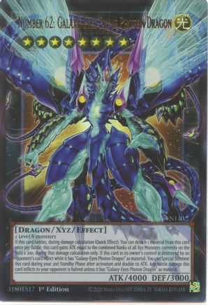 Number 62: Galaxy-Eyes Prime Photon Dragon (BLGG-EN140) Ultra Rare