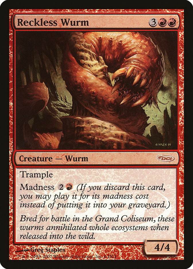 Reckless Wurm [Gateway 2007] - Magic: The Gathering - Card Brawlers | Quebec | Canada |