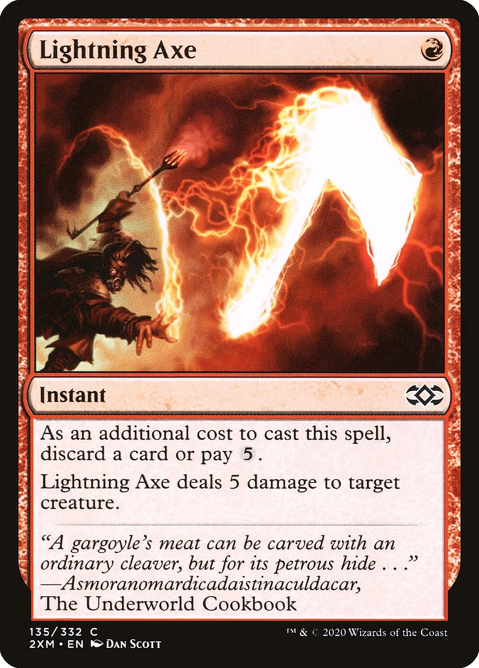 Lightning Axe [Double Masters] - Magic: The Gathering - Card Brawlers | Quebec | Canada |