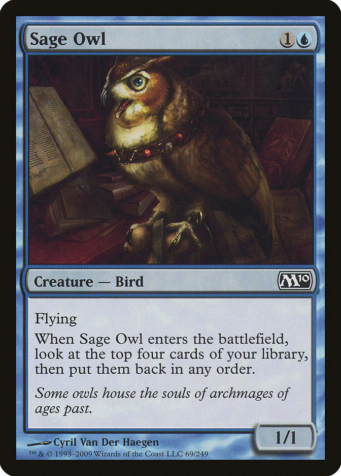 Sage Owl [Magic 2010] - Magic: The Gathering - Card Brawlers | Quebec | Canada |