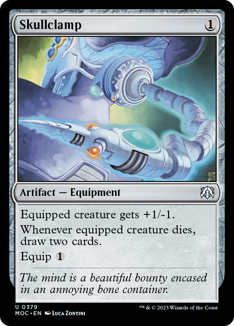 Skullclamp [March of the Machine Commander] - Magic: The Gathering - Card Brawlers | Quebec | Canada |