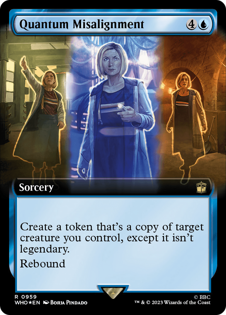 Quantum Misalignment (Extended Art) (Surge Foil) [Doctor Who] - Magic: The Gathering - Card Brawlers | Quebec | Canada |