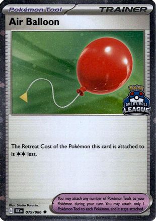 Air Balloon (Great Ball League) (079/086) - Holofoil [League & Championship Cards]