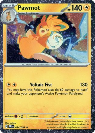 Pawmot (034/094) - Holofoil [Blister Exclusives]