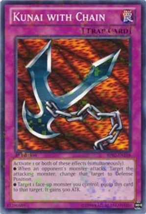 Kunai with Chain [BP02-EN198] Mosaic Rare - Yu-Gi-Oh! - Card Brawlers | Quebec | Canada |