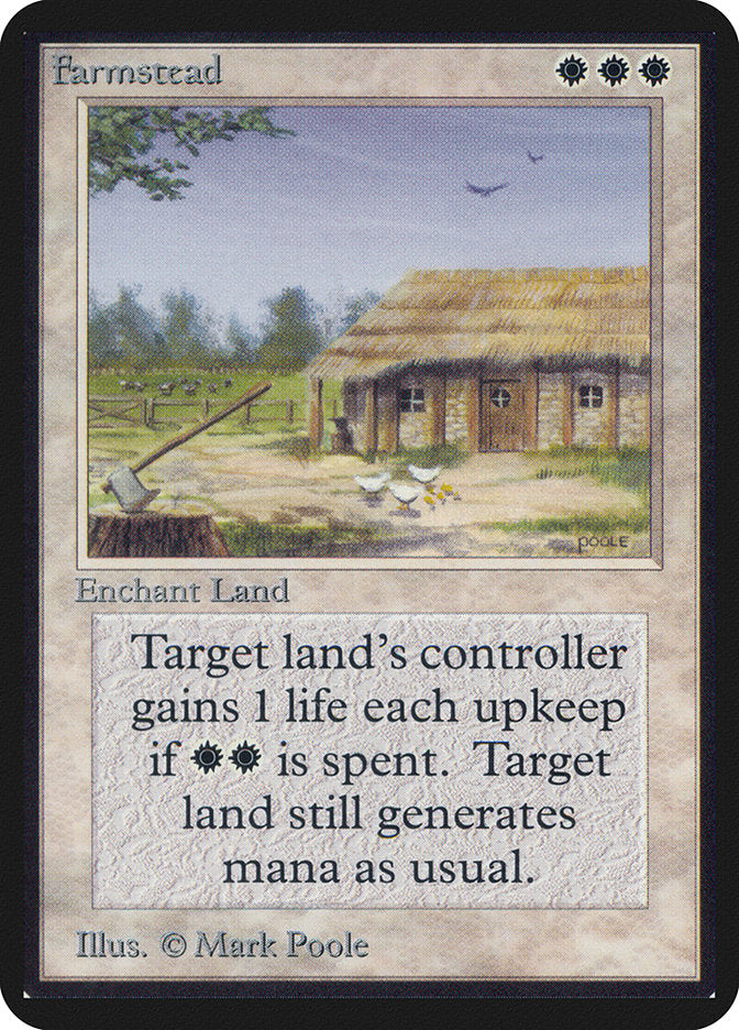 Farmstead [Alpha Edition] - Magic: The Gathering - Card Brawlers | Quebec | Canada |
