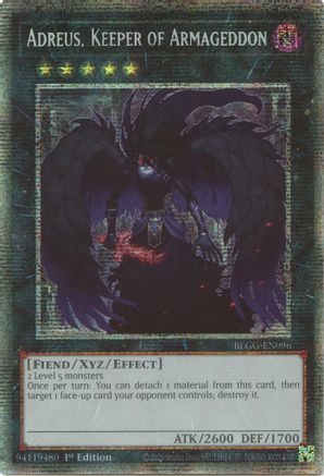 Adreus, Keeper of Armageddon [BLGG-EN096] Starlight Rare