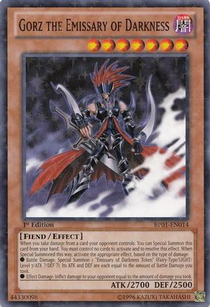 Gorz the Emissary of Darkness [BP01-EN014] Starfoil Rare - Yu-Gi-Oh! - Card Brawlers | Quebec | Canada |