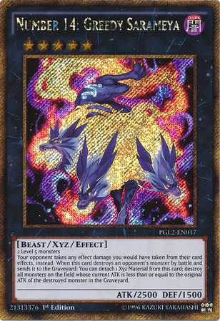 Number 14: Greedy Sarameya [PGL2-EN017] Gold Secret Rare - Yu-Gi-Oh! - Card Brawlers | Quebec | Canada |