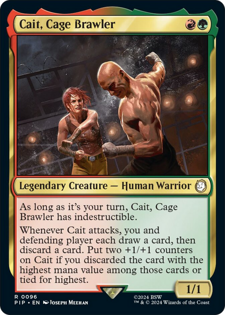 Cait, Cage Brawler [Fallout] - Magic: The Gathering - Card Brawlers | Quebec | Canada |