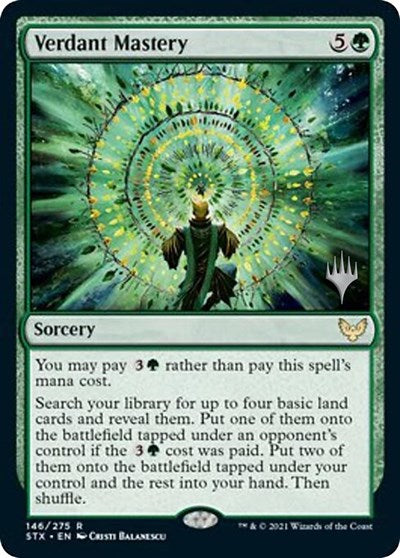 Verdant Mastery (Promo Pack) [Strixhaven: School of Mages Promos] - Magic: The Gathering - Card Brawlers | Quebec | Canada |