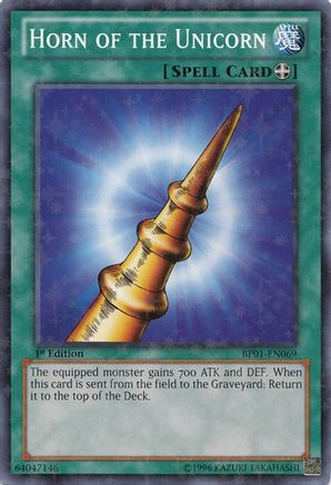 Horn of the Unicorn [BP01-EN069] Starfoil Rare - Yu-Gi-Oh! - Card Brawlers | Quebec | Canada |