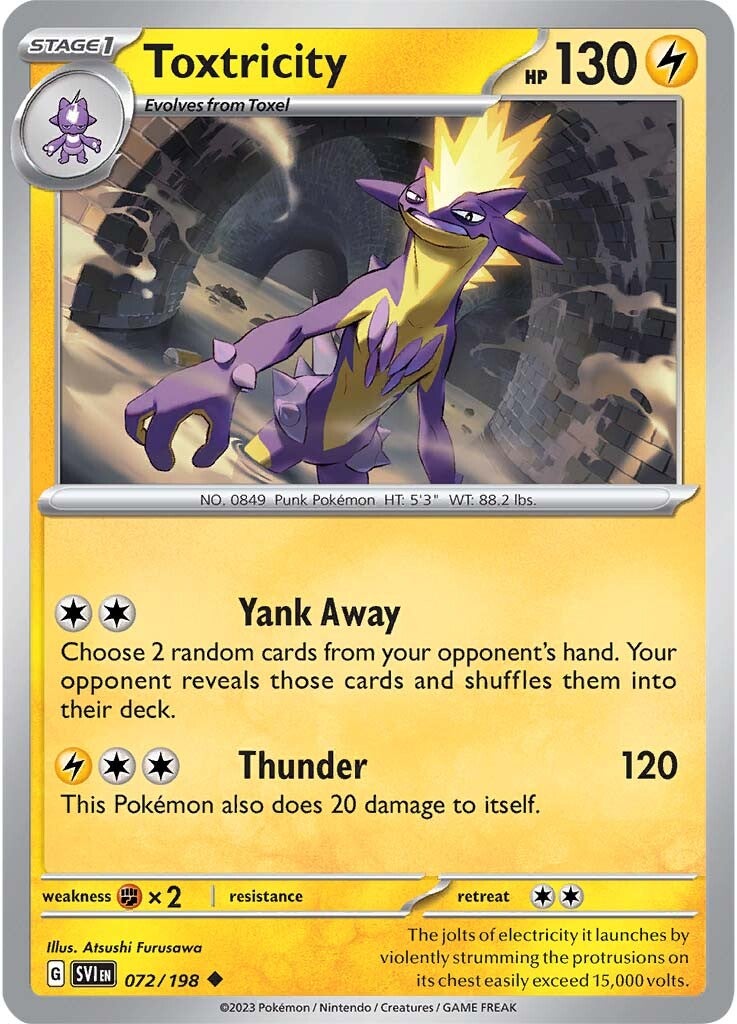 Toxtricity (072/198) [Scarlet & Violet: Base Set] - Pokémon - Card Brawlers | Quebec | Canada |
