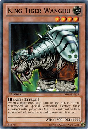 King Tiger Wanghu [BP01-EN129] Starfoil Rare - Yu-Gi-Oh! - Card Brawlers | Quebec | Canada |