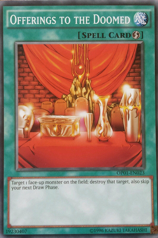 Offerings to the Doomed [OP01-EN023] Common - Yu-Gi-Oh! - Card Brawlers | Quebec | Canada |