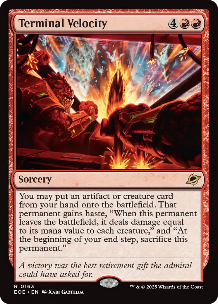 Terminal Velocity [Edge of Eternities] - Magic: The Gathering - Card Brawlers | Quebec | Canada |