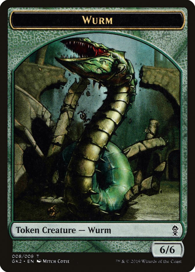 Saproling // Wurm Double-Sided Token [Ravnica Allegiance Guild Kit Tokens] - Magic: The Gathering - Card Brawlers | Quebec | Canada |