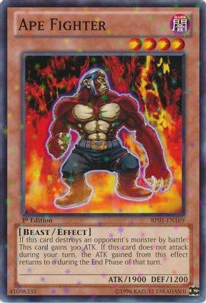 Ape Fighter [BP01-EN169] Starfoil Rare - Yu-Gi-Oh! - Card Brawlers | Quebec | Canada |