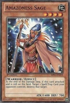 Amazoness Sage [BP01-EN212] Starfoil Rare - Yu-Gi-Oh! - Card Brawlers | Quebec | Canada |