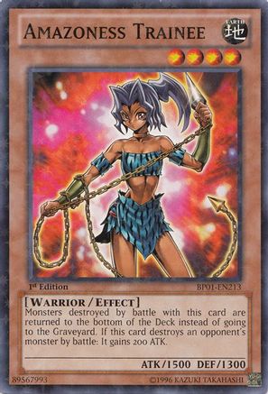 Amazoness Trainee [BP01-EN213] Starfoil Rare - Yu-Gi-Oh! - Card Brawlers | Quebec | Canada |