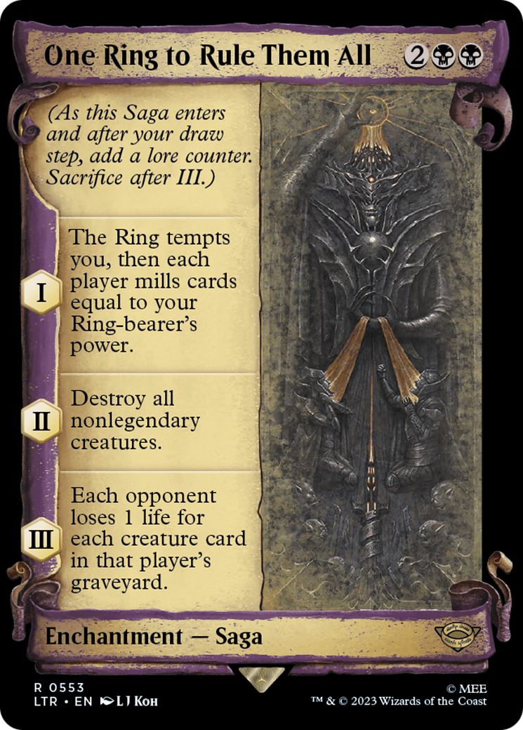 One Ring to Rule Them All [The Lord of the Rings: Tales of Middle-Earth Showcase Scrolls] - Magic: The Gathering - Card Brawlers | Quebec | Canada |