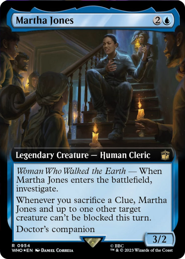 Martha Jones (Extended Art) (Surge Foil) [Doctor Who] - Magic: The Gathering - Card Brawlers | Quebec | Canada |