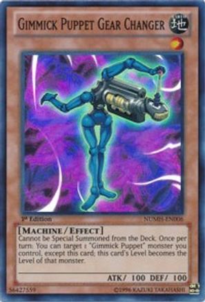 Gimmick Puppet Gear Changer [NUMH-EN006] Super Rare - Yu-Gi-Oh! - Card Brawlers | Quebec | Canada |