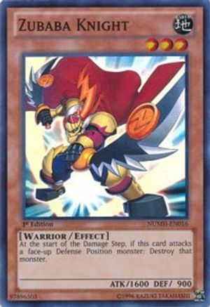 Zubaba Knight [NUMH-EN016] Super Rare - Yu-Gi-Oh! - Card Brawlers | Quebec | Canada |