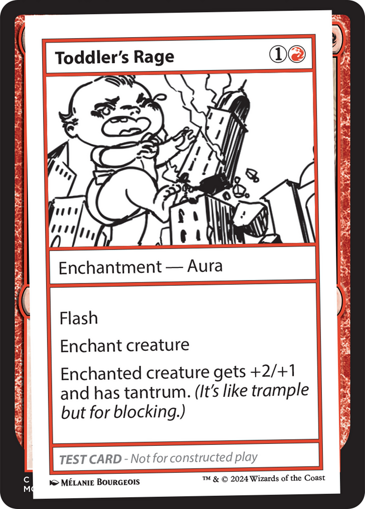 Toddler's Rage [Mystery Booster 2 Playtest Cards] - Magic: The Gathering - Card Brawlers | Quebec | Canada |