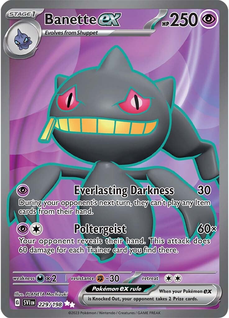 Banette ex (229/198) [Scarlet & Violet: Base Set] - Pokémon - Card Brawlers | Quebec | Canada |