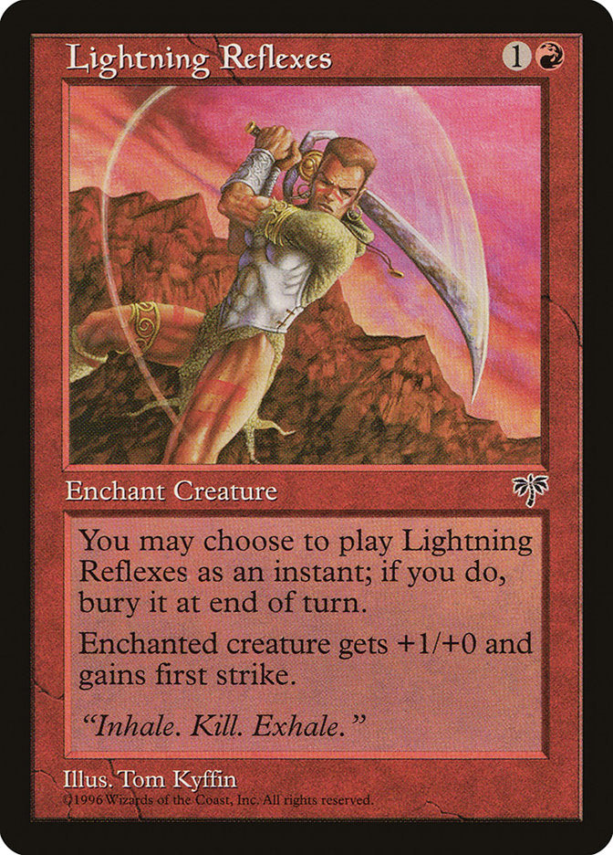 Lightning Reflexes [Mirage] - Magic: The Gathering - Card Brawlers | Quebec | Canada |